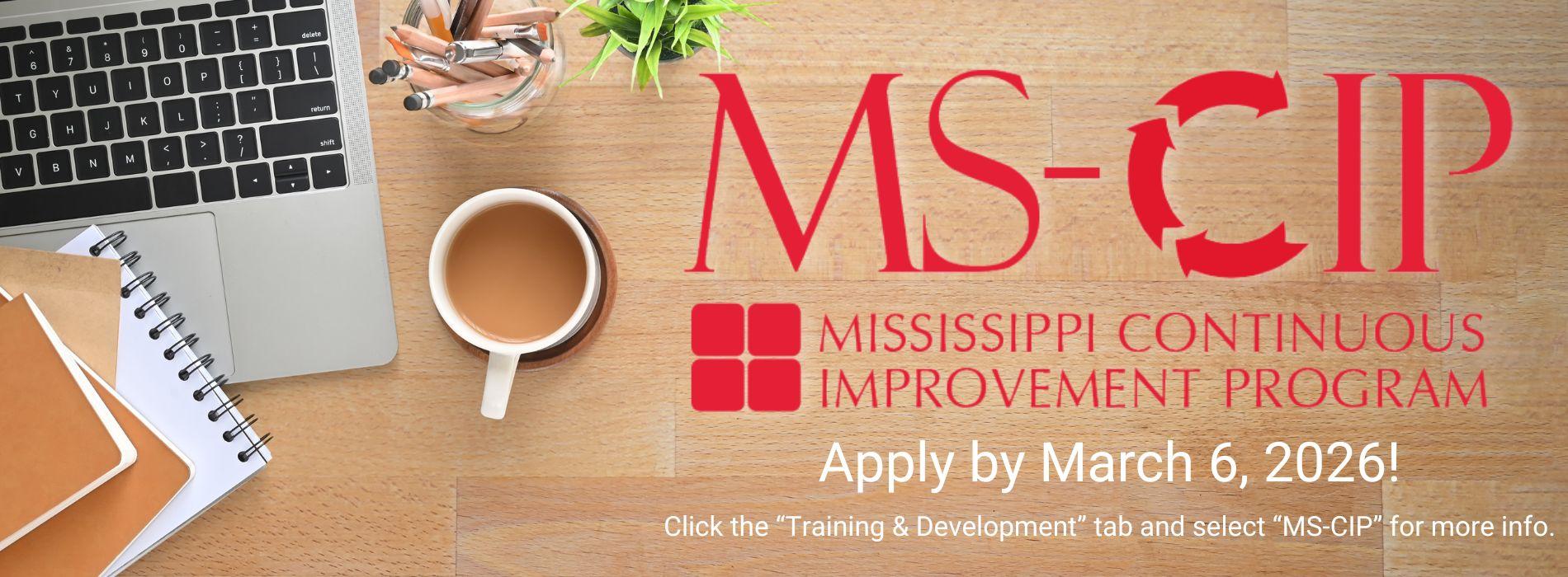 Apply for MS-CIP by March 6, 2026